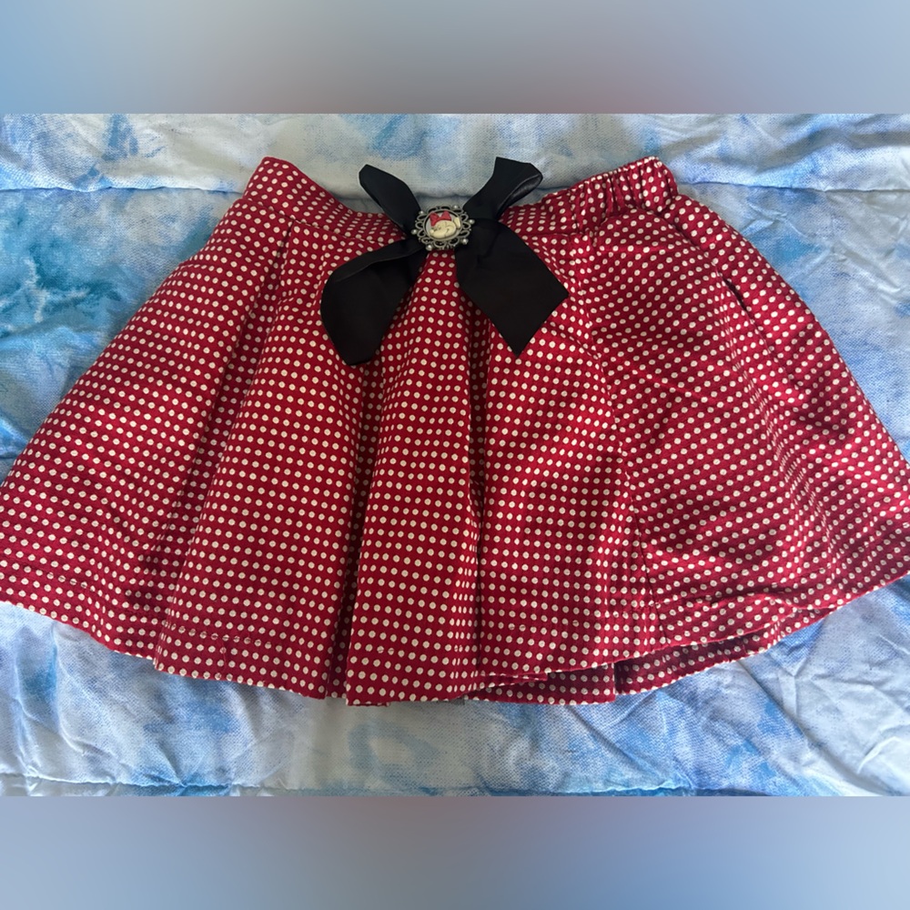 Disney Red and White Polka Dot Skirt